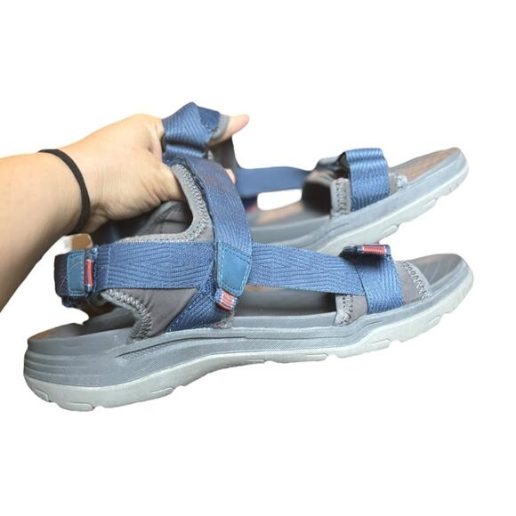 Earth Origins Mens Earth Origins Bostonian Bowen Sport Sandals- Blue main image 4